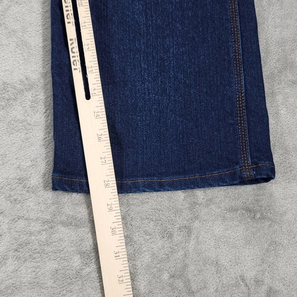 Origin‎ USA Boot Jeans Mens 36x28 Dark Wash Blue Regular Fit Bootcut Denim Pants